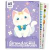 Artikelbild 1 des Artikels “Hausaufgabenheft Grundschule 2026/2027 A5 mit Datum [Cute Cat] “