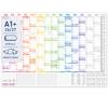 Artikelbild 1 des Artikels “Wandkalender Schuljahr A1+ abwischbar 2026/2027 gerollt [Rainbow] “