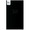 Artikelbild 1 des Artikels “Monatskalender 2026/2027 A6+ Slim Taschenkalender [Black Edition] “