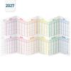 Artikelbild 1 des Artikels “Urlaubsplaner / Teamkalender 2027 A4 gefalzt [Rainbow] “