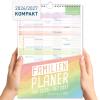 Artikelbild 1 des Artikels “Familienplaner kompakt 2026/2027 Wandkalender mit 6 Spalten [Rainbow] “