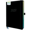 Artikelbild 1 des Artikels “Wochen-Notiz-Kalender 2026/2027 A5 [Black Rainbow] “