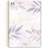 Artikelbild 1 des Artikels “College-Journal dotted A5 mit Spiralbindung [Purple Leaves] “
