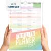 Artikelbild 1 des Artikels “Familienplaner kompakt 2027 Wandkalender mit 6 Spalten [Rainbow] “