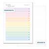 Artikelbild 1 des Artikels “paper&you To-do Listen Block A6 [Rainbow] “
