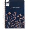 Artikelbild 1 des Artikels “Bullet Journal dotted A5 mit Spiralbindung [Fine Flowers night blue] “