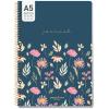 Artikelbild 1 des Artikels “Bullet Journal dotted A5 mit Spiralbindung [Flying Flowers] “