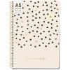 Artikelbild 1 des Artikels “Bullet Journal dotted A5 mit Spiralbindung [Golden Hearts] “