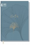 paper & you Notizbuch kariert A5 "Blue Ginkgo" 