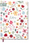 paper & you Notizbuch kariert A5 "Wild Flower" 