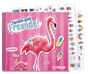 Freundebuch tierisch gute Freunde [Flamingo] 