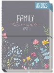 Family-Timer A5 2023 Jan - Dez 2023 [Happy Flower] 