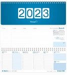 Wochen-Tischkalender 2023 [Königsblau] 