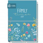 Family-Timer A5 2024 Jan - Dez 2024 [Happy Flower] 
