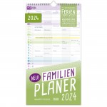 Familienplaner 2024 Wandkalender 12 Monate 