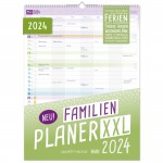 Familienplaner XXL 2024 Wandkalender 12 Monate 