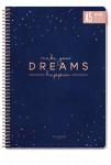 Bullet Journal dotted A5 mit Spiralbindung [Make your Dreams happen] 