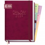 Organizer Day by Day A5 2024 Deluxe [Berry] 