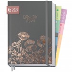 Organizer Day by Day A5 2024 Deluxe [Poppy] 