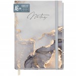 paper&you Notizbuch kariert A6+ [Grey Marble] 