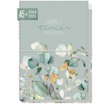 Family-Timer A5 2024/2025 [Minty Leaves] 