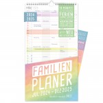 Familienplaner 2024/2025 Wandkalender 18 Monate [Rainbow] 
