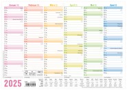 Tafelkalender 2025 A4 [Rainbow] 