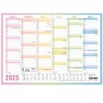 Tafelkalender Premium 2025 A4 [Rainbow] 
