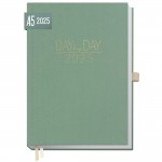 Organizer Day by Day A5 2025 [Green Canvas] 