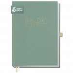 Organizer Day by Day A5 2025 [Green Canvas] 