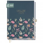 Organizer Day by Day A5 2025 [Flying Flowers] 