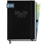 Organizer Day by Day A5 2025 Deluxe [All Black] 