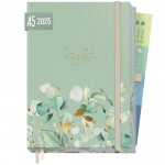 Organizer Day by Day A5 2025 Deluxe [Minty Leaves] 