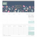 Wochen-Tischkalender 2025 im Quer-Format [Flying Flowers] 