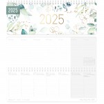 Wochen-Tischkalender 2025 International [Blattgold] 