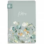 paper&you Notizheft A6+ dotted [Minty Leaves] 