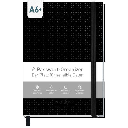 Artikelbild des Artikels “Passwortbuch A6+ mit Register A-Z 