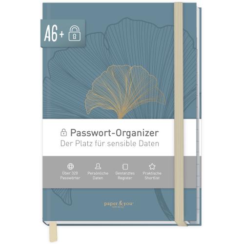 Artikelbild des Artikels “Passwortbuch A6+ mit Register A-Z 