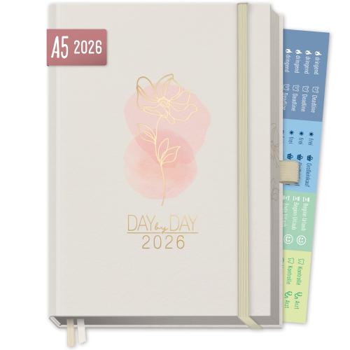 Artikelbild des Artikels “Organizer Day by Day A5 2026 Deluxe [Soft Flower] “