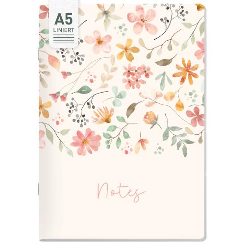 Artikelbild des Artikels “paper&you Notizheft Classic liniert A5 [Wild Blossoms] “