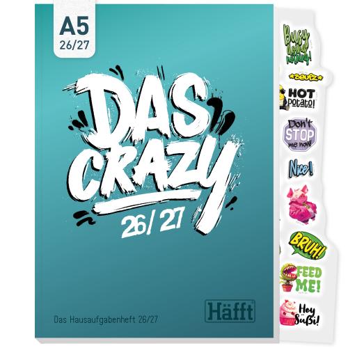 Artikelbild des Artikels “Häfft Original Hausaufgabenheft 20A5 26/2027 [Das Crazy] “