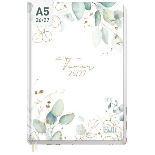 Artikelbild des Artikels “Häfft-Timer A5 2026/2027 [Blattgold] “