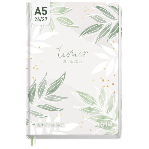 Artikelbild des Artikels “Häfft-Timer A5 2026/2027 [Pure Leaves] “