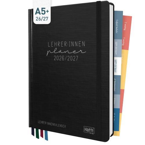 Artikelbild des Artikels “Lehrer-Planer A5+ 26/27 [Black Edition] “