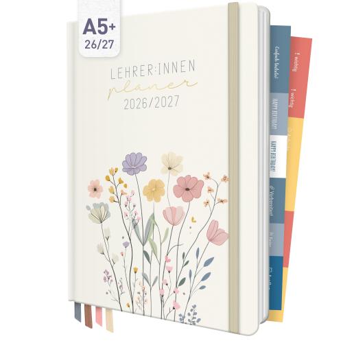 Artikelbild des Artikels “Lehrer-Planer A5+ 26/27 [Flower Joy] “