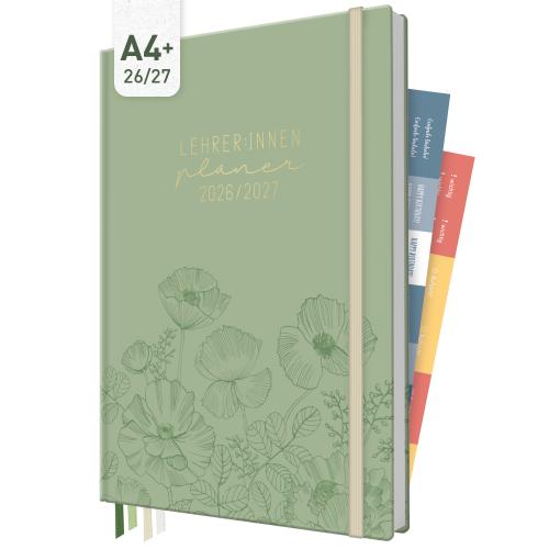 Artikelbild des Artikels “Lehrer-Planer Maxi A4+ 26/27 [Green Poppy] “