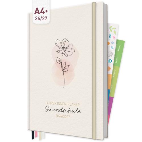 Artikelbild des Artikels “Lehrer-Planer Grundschule A4+ 26/27 [Soft Flower] “