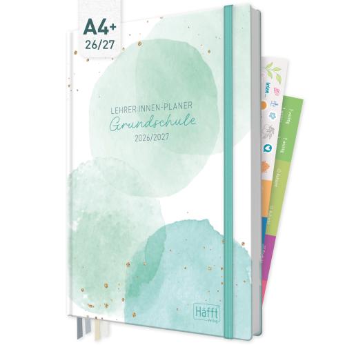 Artikelbild des Artikels “Lehrer-Planer Grundschule A4+ 26/27 [Watercolor Dots] “