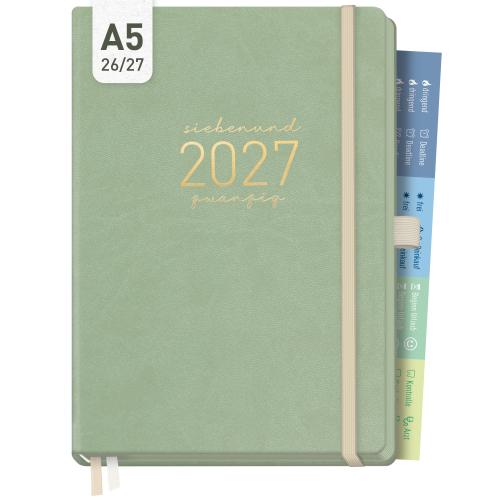 Artikelbild des Artikels “Chäff-Timer Deluxe A5 Kalender 2026/2027 [Salbei] “