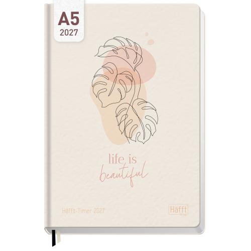 Artikelbild des Artikels “Häfft-Timer 2027 A5 [Life is beautiful] “
